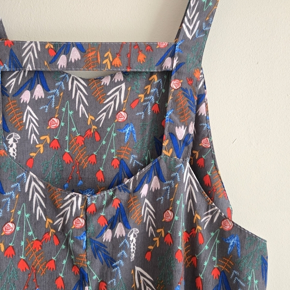 A Shappe Vintage Shift Floral Print Midi Dress - Picture 8 of 15